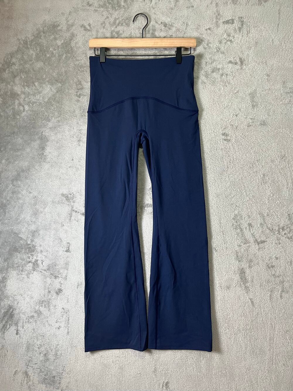 SPANX Booty Boost Flare Pants Timeless Navy Sculpting Pull On Large